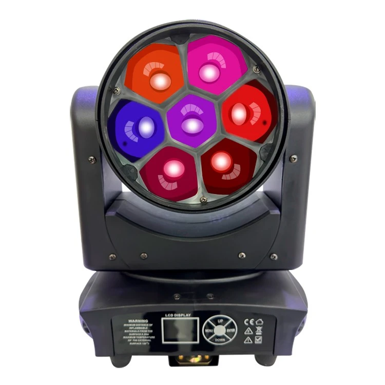 7x40W LED svjetlo za pranje s pokretnim glavama